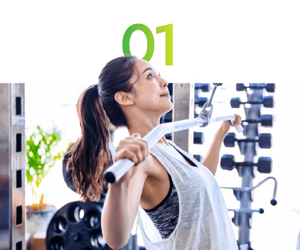 BBBが選ばれる3つの理由 1 続けられる