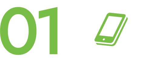 WEBから予約(約1分)